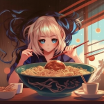 【NFT】Ramen Lover Hungry Girl #11