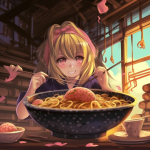 【NFT】Ramen Lover Hungry Girl #2