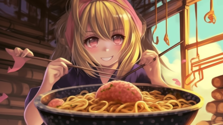 【NFT】Ramen Lover Hungry Girl #2