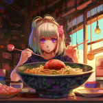 【NFT】Ramen Lover Hungry Girl #20