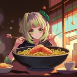 【NFT】Ramen Lover Hungry Girl #26