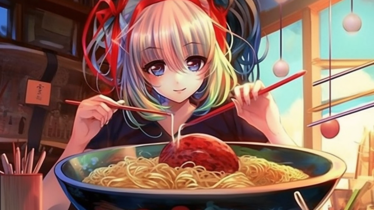 【NFT】Ramen Lover Hungry Girl #28