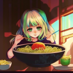 【NFT】Ramen Lover Hungry Girl #31