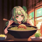 【NFT】Ramen Lover Hungry Girl #32