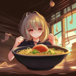 【NFT】Ramen Lover Hungry Girl #37