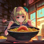 【NFT】Ramen Lover Hungry Girl #38