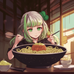 【NFT】Ramen Lover Hungry Girl #40