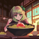 【NFT】Ramen Lover Hungry Girl #44