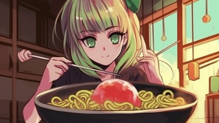 【NFT】Ramen Lover Hungry Girl #44