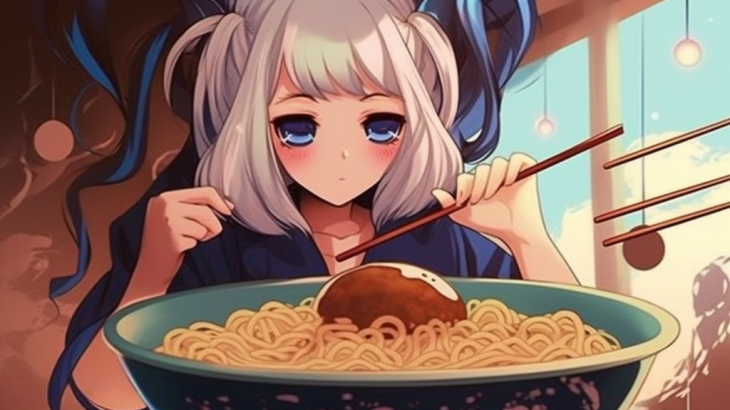 【NFT】Ramen Lover Hungry Girl #45