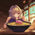 【NFT】Ramen Lover Hungry Girl #57