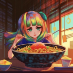 【NFT】Ramen Lover Hungry Girl #61