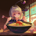 【NFT】Ramen Lover Hungry Girl #64