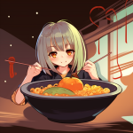 【NFT】Ramen Lover Hungry Girl #69