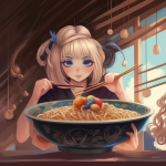 【NFT】Ramen Lover Hungry Girl #7