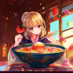 【NFT】Ramen Lover Hungry Girl #73