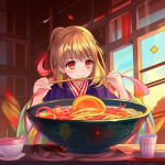 【NFT】Ramen Lover Hungry Girl #74