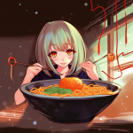 【NFT】Ramen Lover Hungry Girl #89