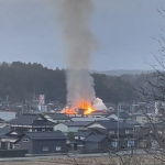 三回爆発音？　石川県　お家壊れた　火災発生